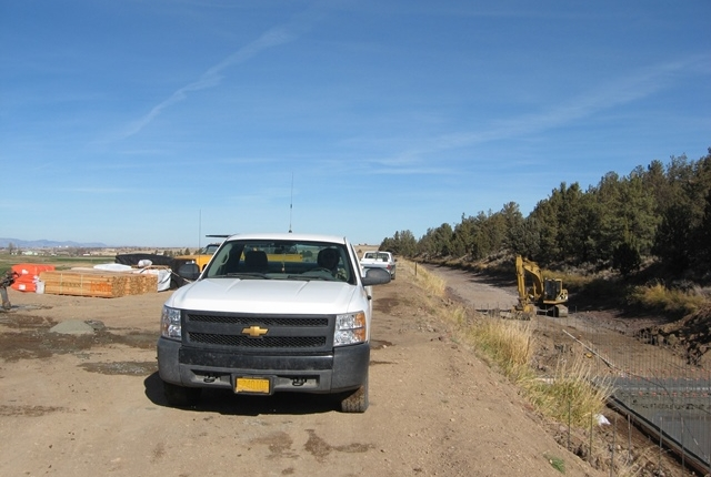 Photo of HAYSTACK RESERVOIR RAMP FLUME construction 20