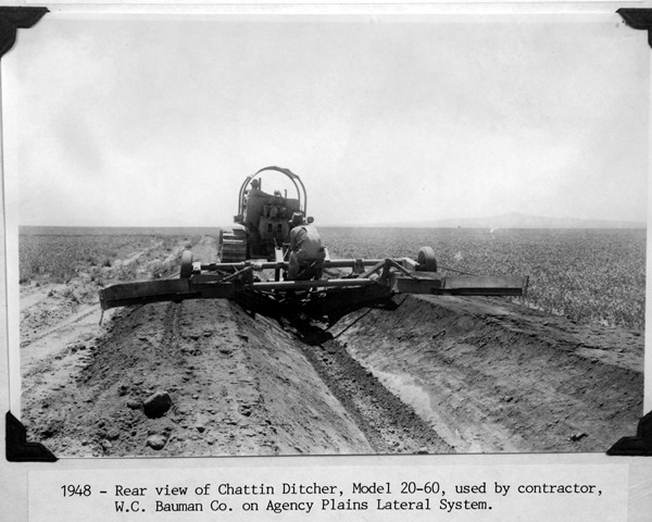 Photo of the Rear view of Chattin Ditcher 1948 :November 20, 2012 NUID History_051