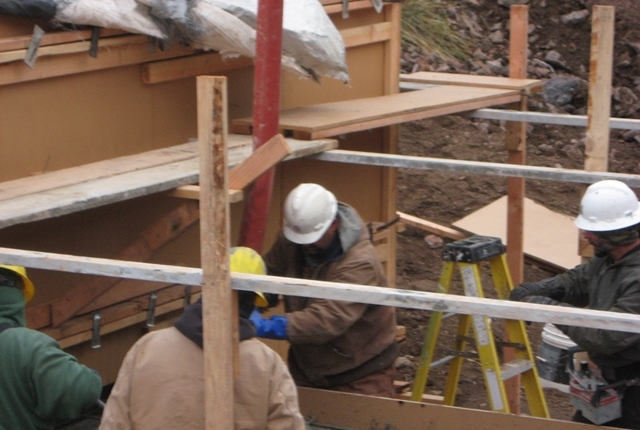 Photo of HAYSTACK RESERVOIR RAMP FLUME construction 27