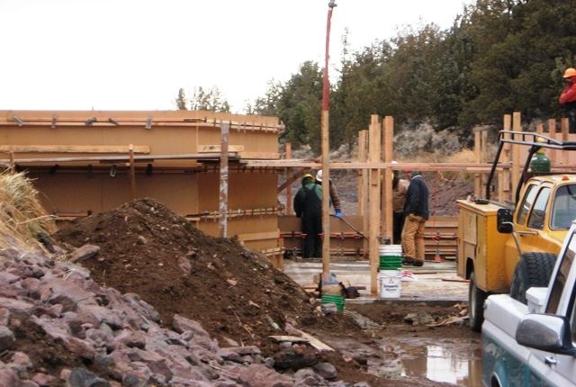 Photo of HAYSTACK RESERVOIR RAMP FLUME construction 26