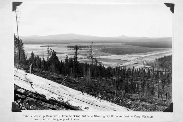 Photo of Wickiup Reservoir 1943: November 20, 2012 NUID History_028