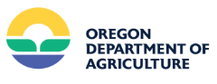 Logo of the Oregon Department of Agriculture with a circular design and text.