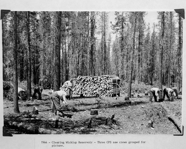 Photo of Clearing Wickiup Reservoir 1941 :November 20, 2012 NUID History_010