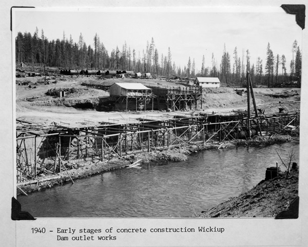 Photo of Early stages of concrete construction 1940: November 20, 2012 NUID History_023
