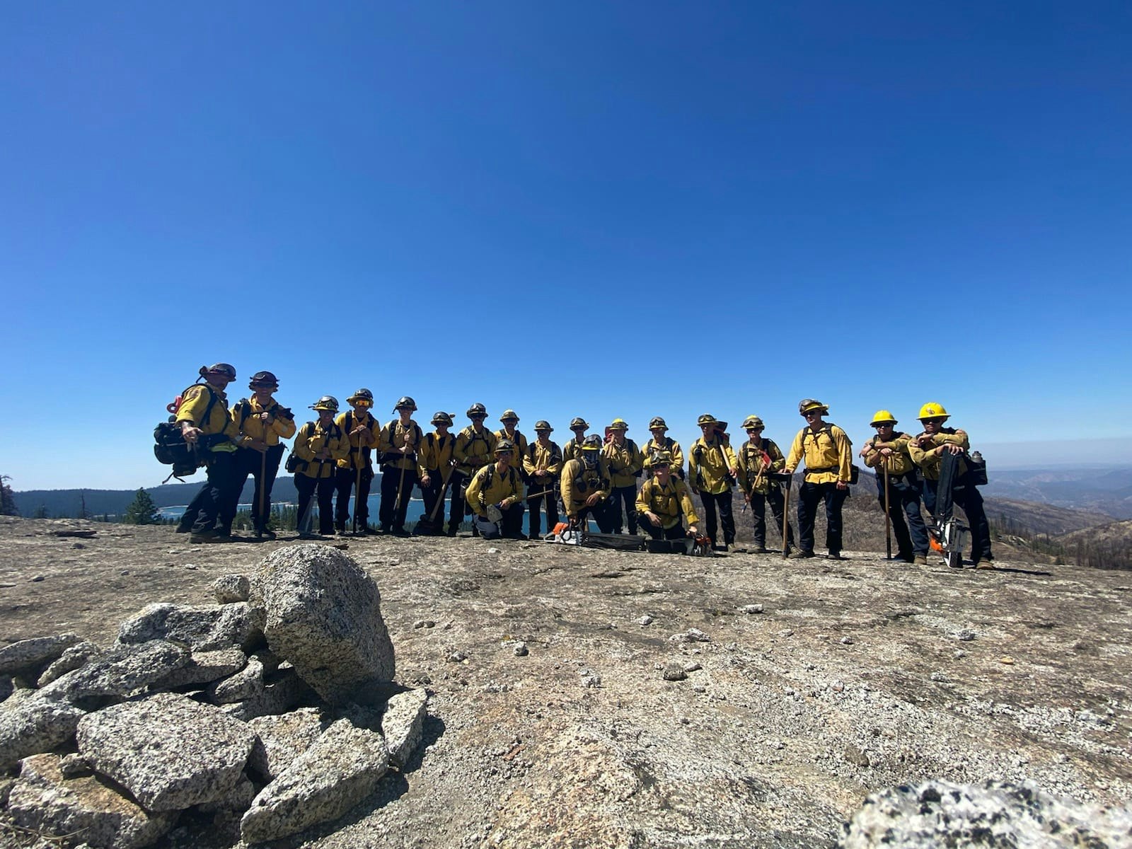 Crew members for Tollhouse Fire Center handcrews