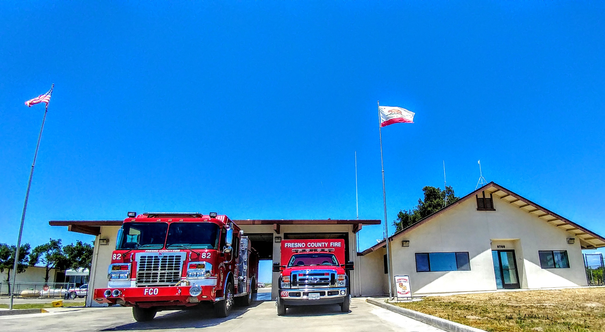 fire trucks, fire station