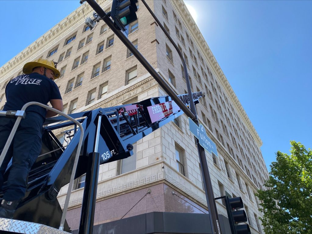 aerial operations training Fresno city tower