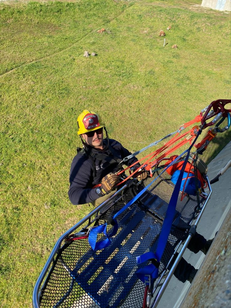 Rope Rescue Training with basket