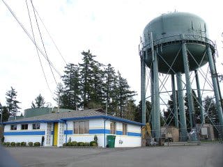 May contain: architecture, building, tower, and water tower