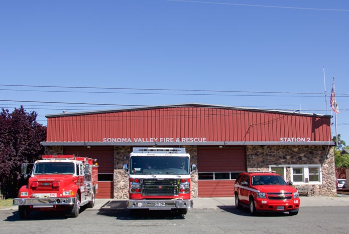 May contain: truck, vehicle, transportation, car, automobile, and fire truck