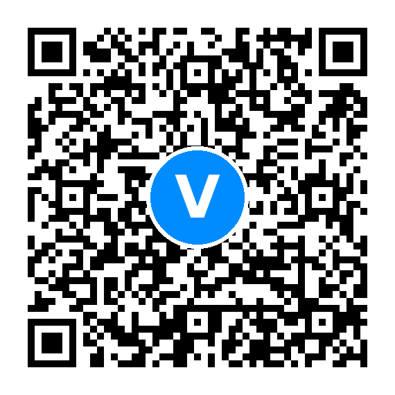 The image contains a QR code, likely linked to a digital service or payment system.