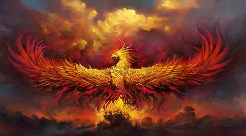 May contain: painting, art, and dragon