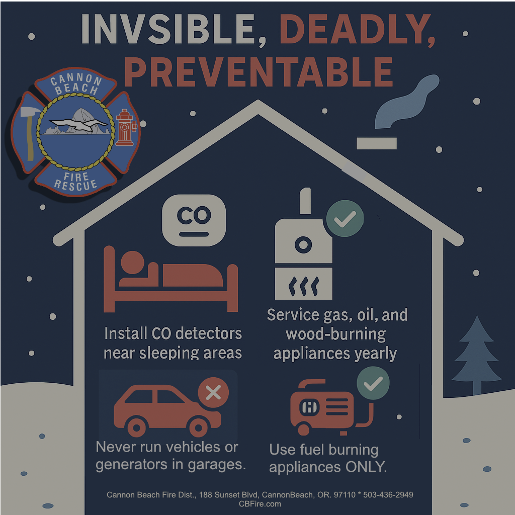 Carbon Monoxide - invisible, deadly and preventable.