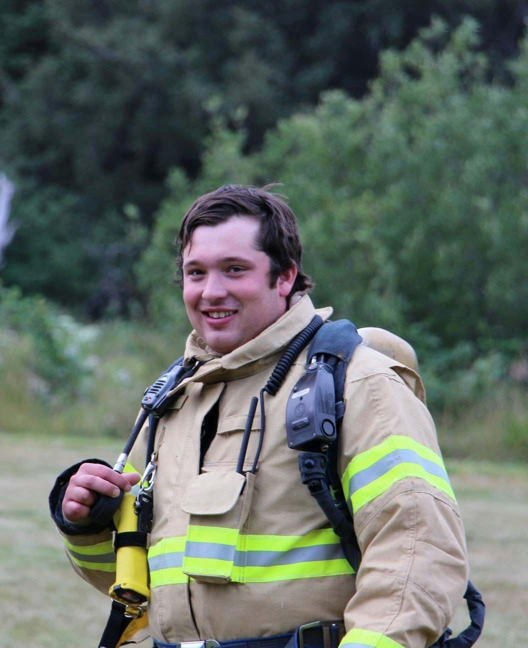 May contain: person, human, and fireman