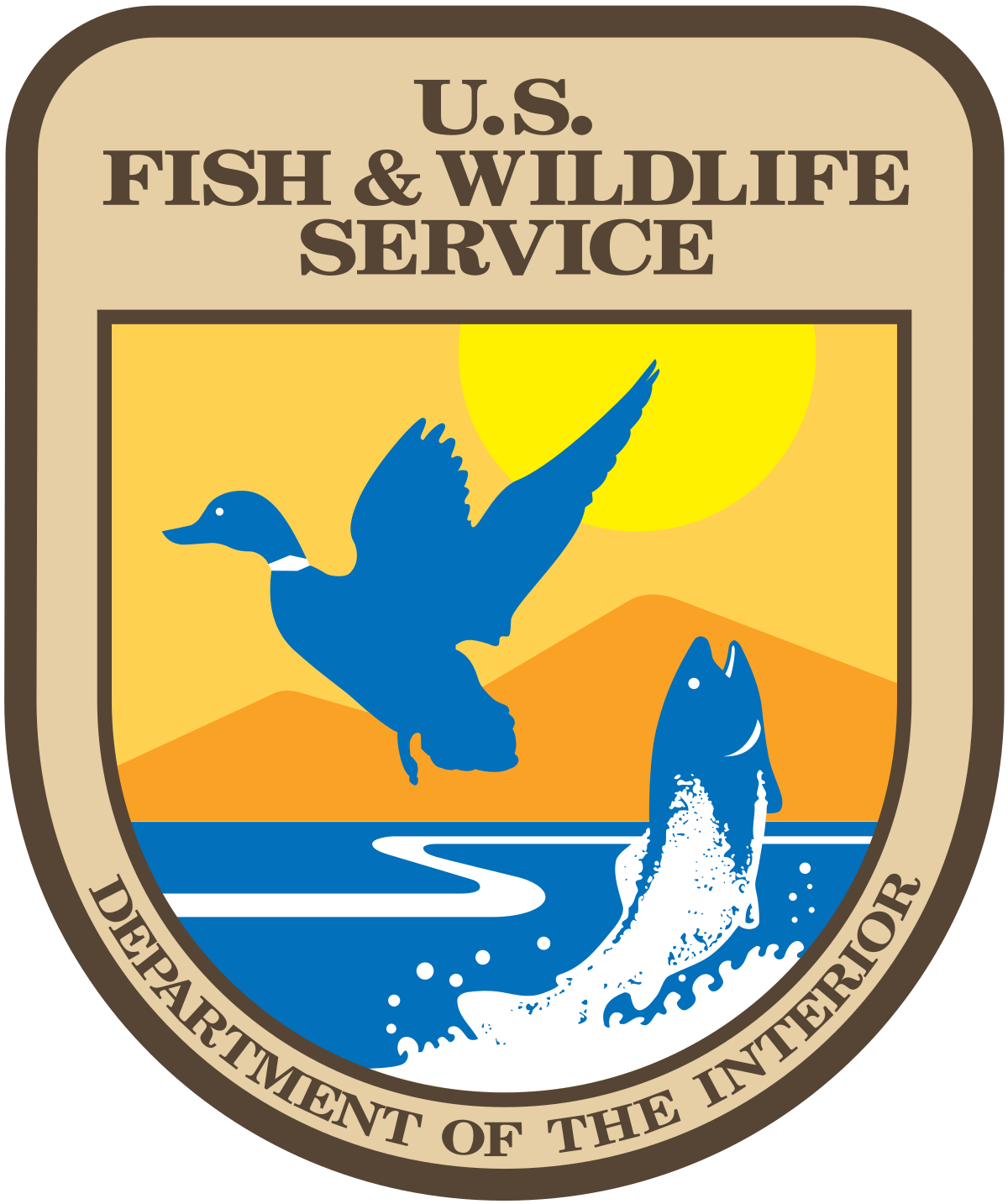 May contain: USFWS Logo