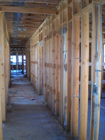 May contain: wood and corridor