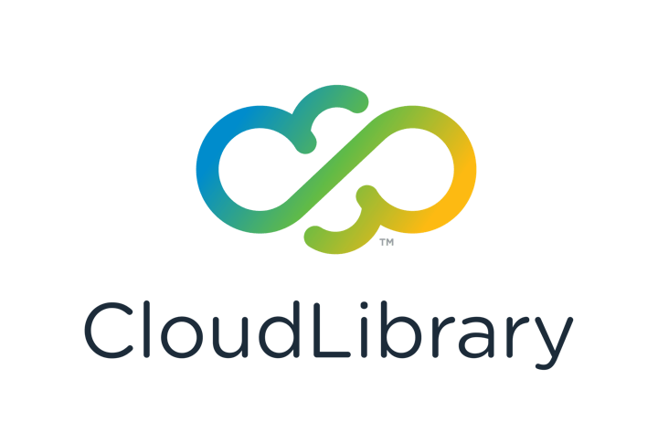 CloudLibrary logo with a colorful infinity symbol above the text.