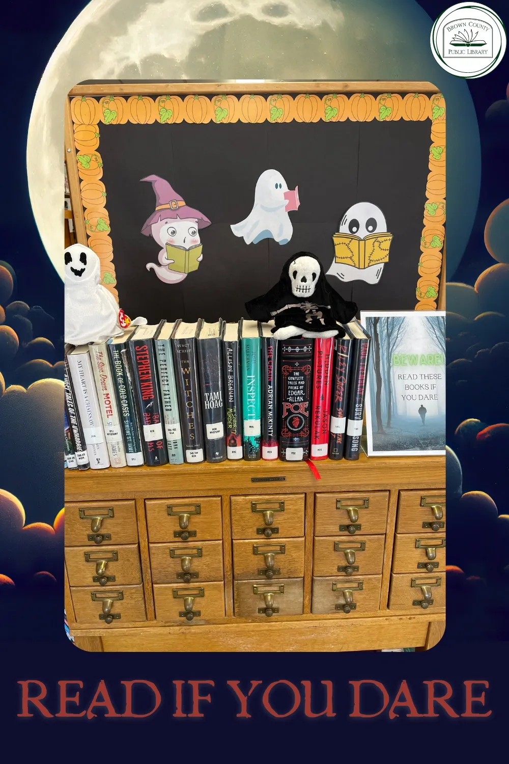 Photo: "Spooky Reads" Book Display