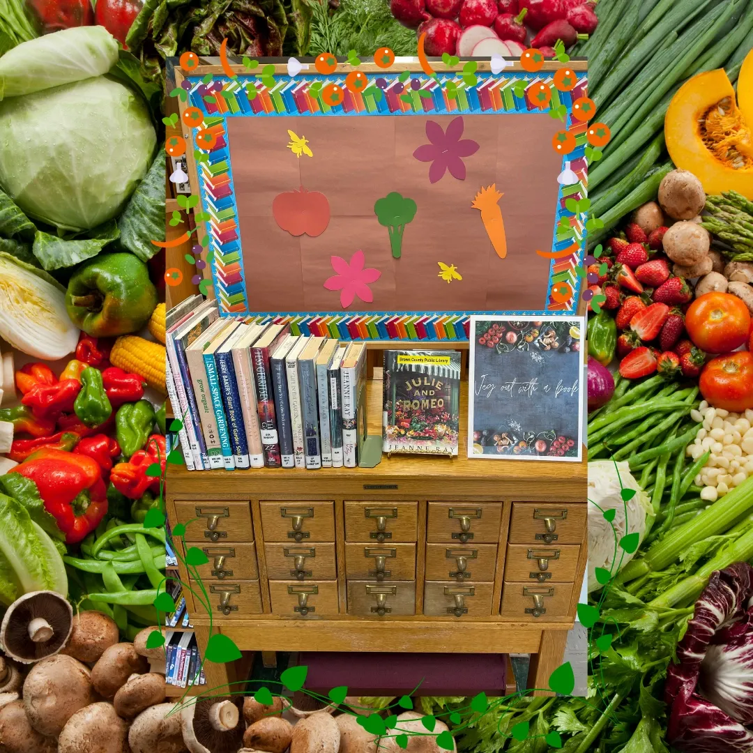 Photo: "Veg Out With a Book" Book Display
