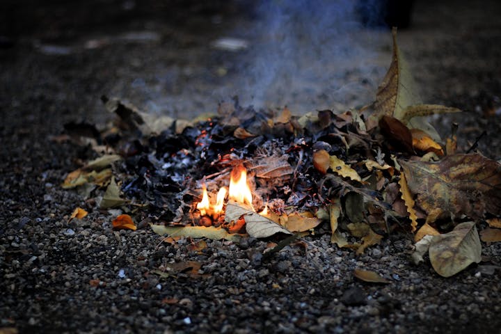 May contain: fire, flame, and bonfire