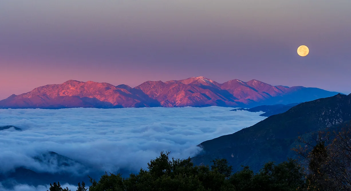 May contain: nature, night, outdoors, scenery, landscape, astronomy, moon, mountain, mountain range, peak, and panoramic