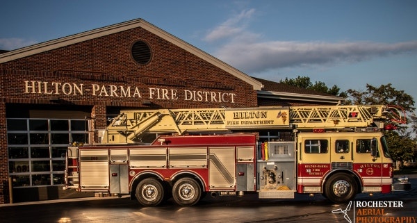 May contain: fire truck, transportation, truck, vehicle, and fire station