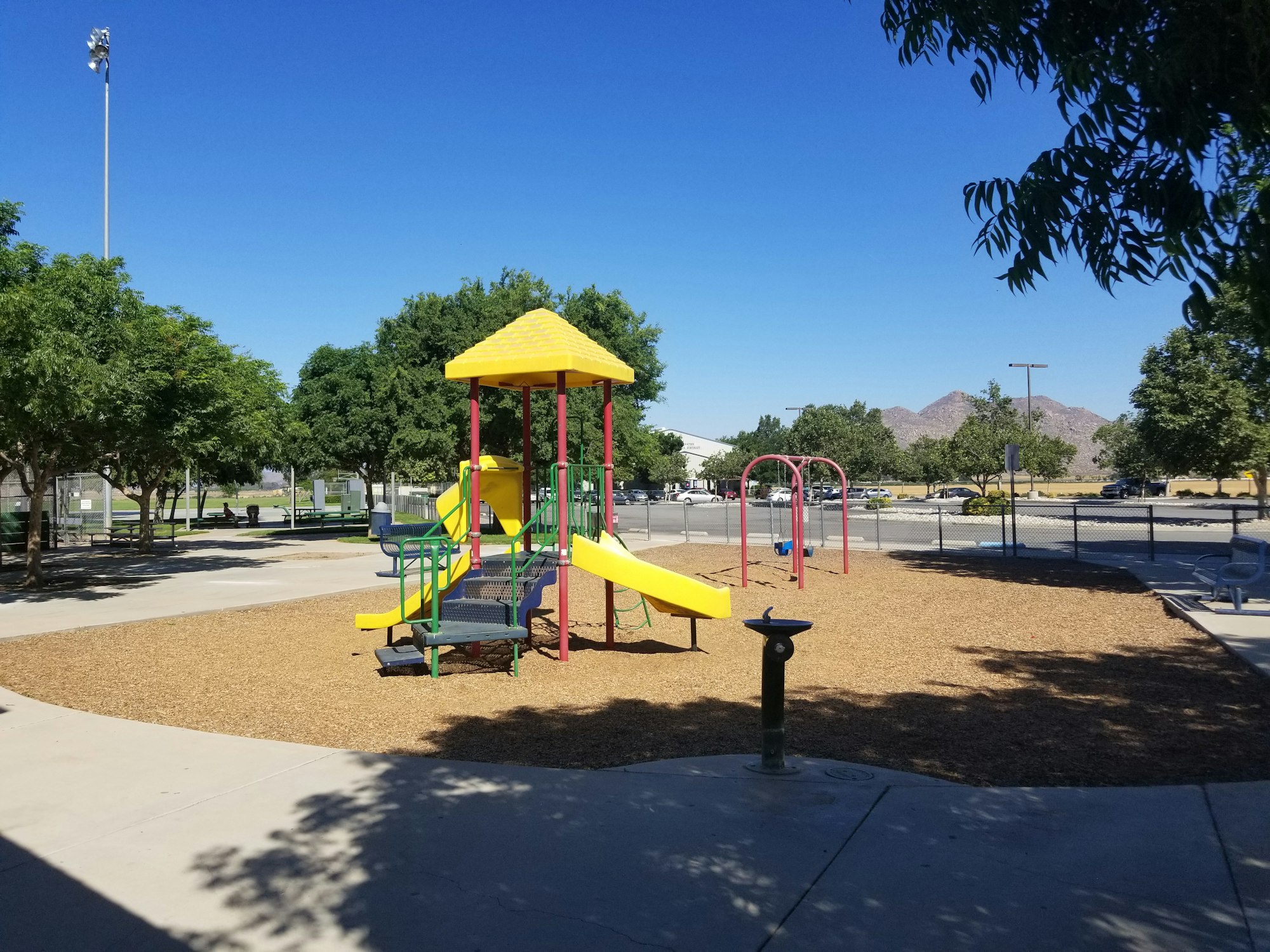 May contain: playground and play area