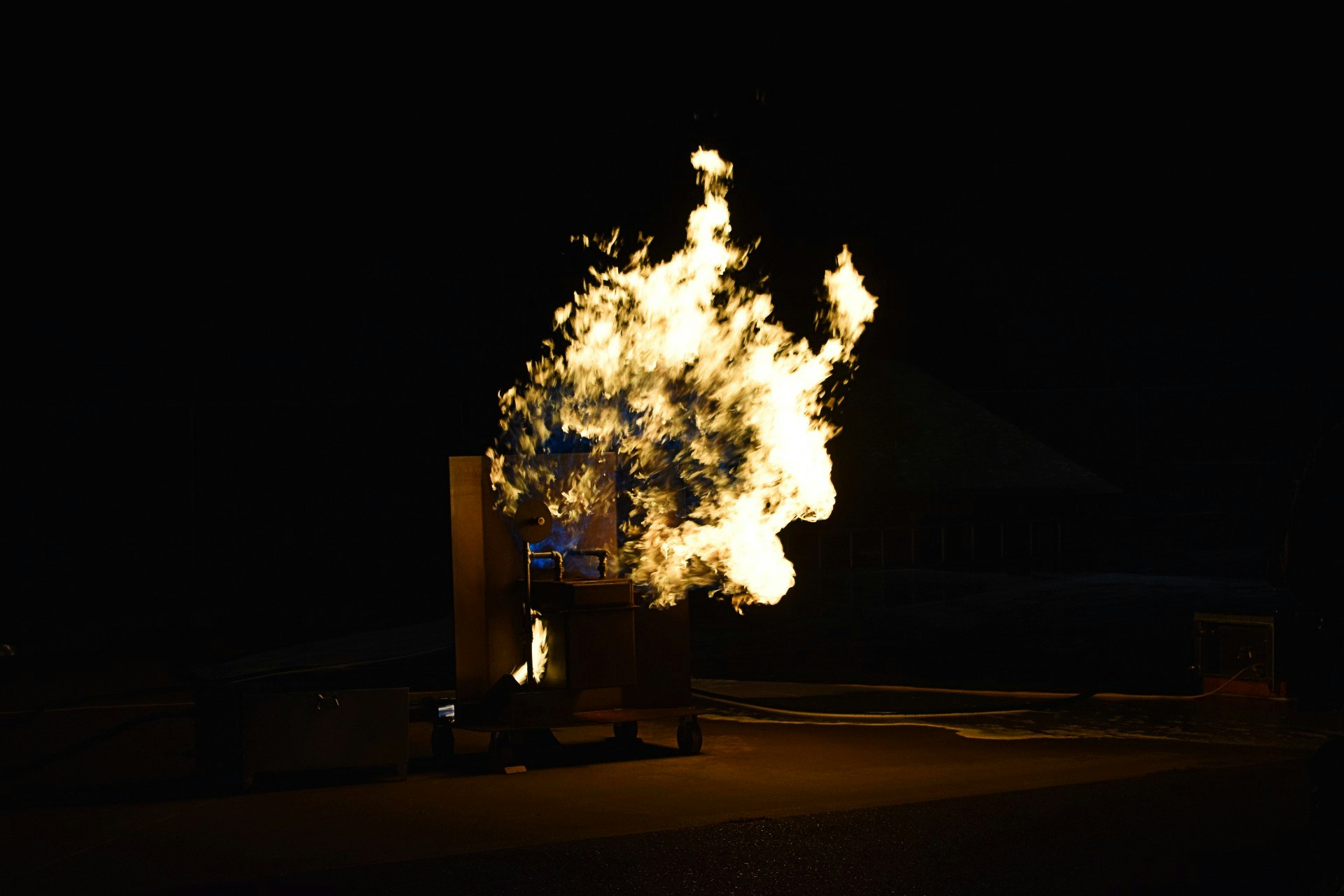 May contain: fire and flame