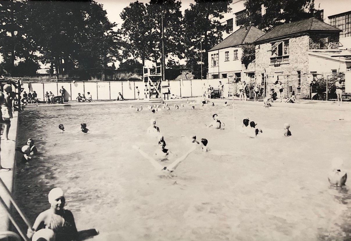 swimming pool  1940's