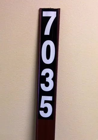 May contain: number, symbol, and text