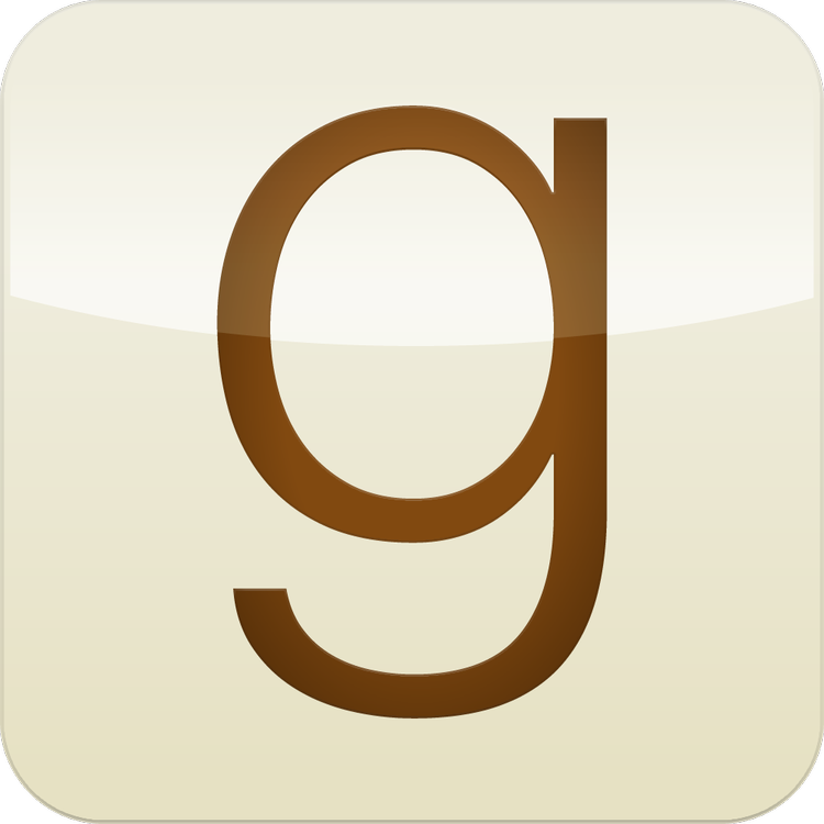 A stylized lowercase "g" on a beige gradient background, likely a logo or icon.