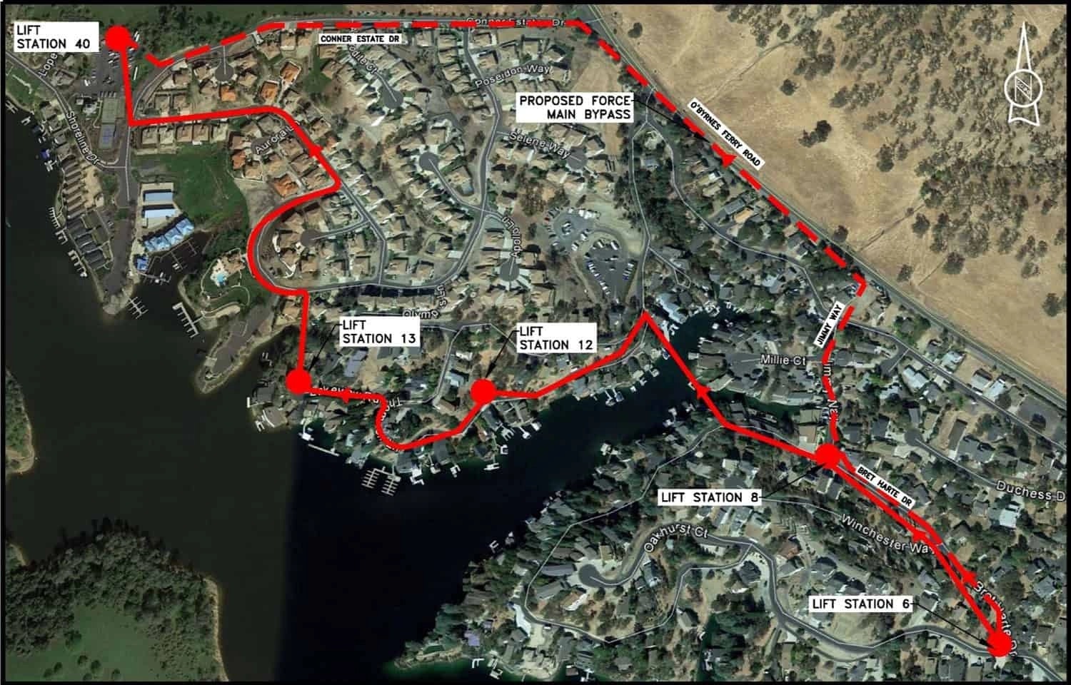 map of the district
