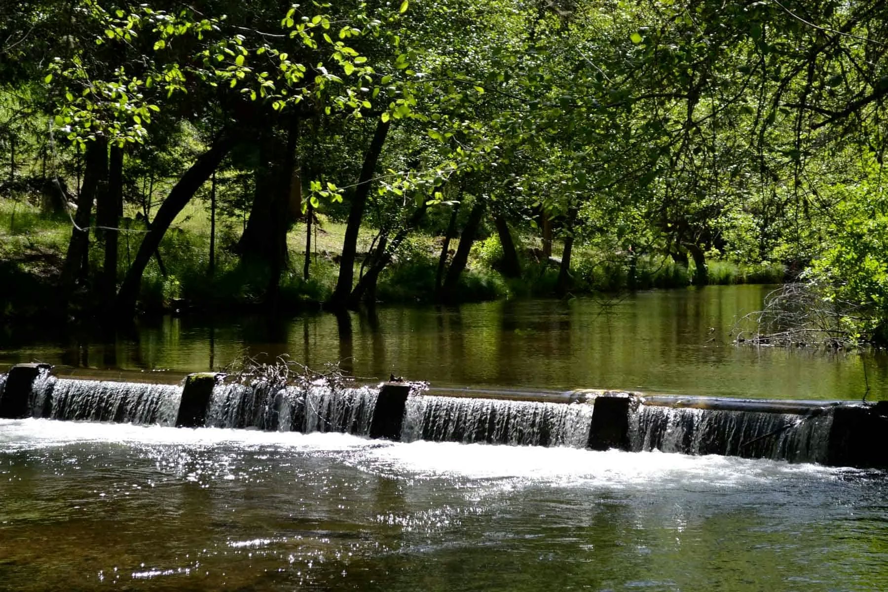 creek dam