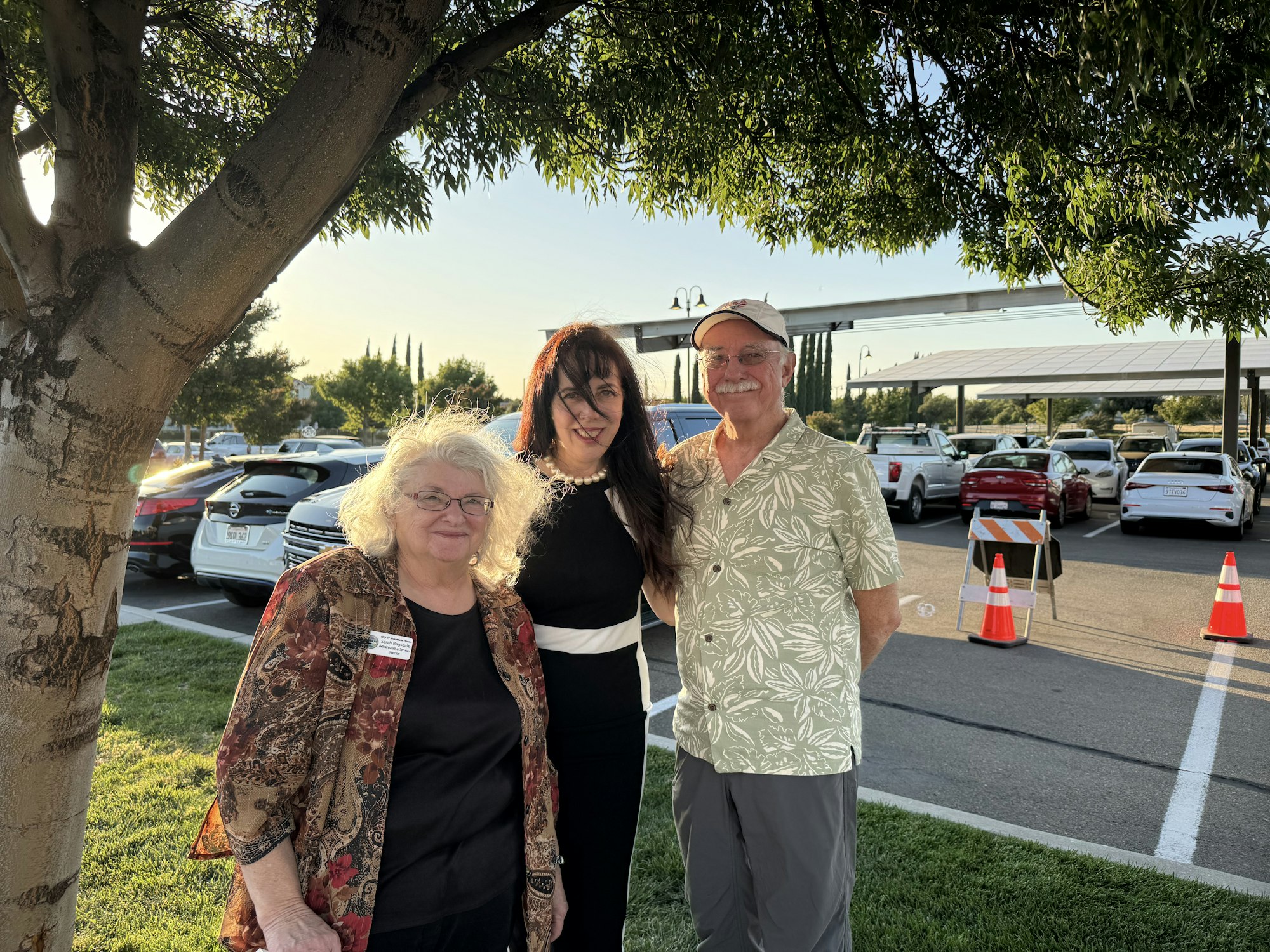 Sarah Ragsdale (L) is the City's Administrative Head. She, Katherine Borges (Center) of Salida and Michael Seaman (R) of Arden Arcade were part of California (un)Incorporated's visit to the Capitol in 2017.