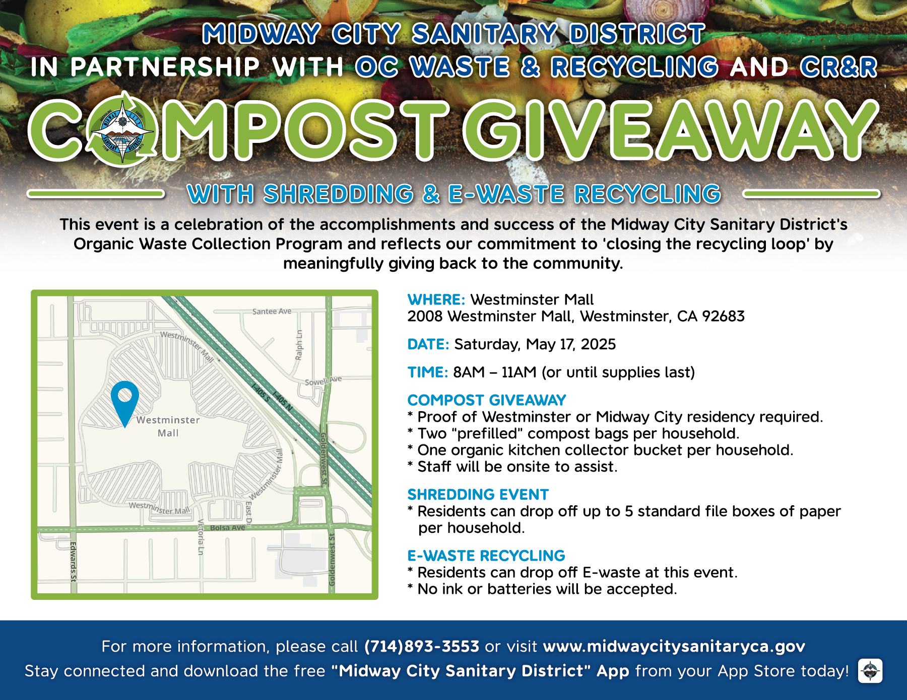 Compost/Shredding Event - Midway City Sanitary District