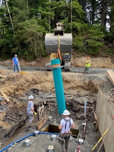 Picture of Beaver Creek pump can installation