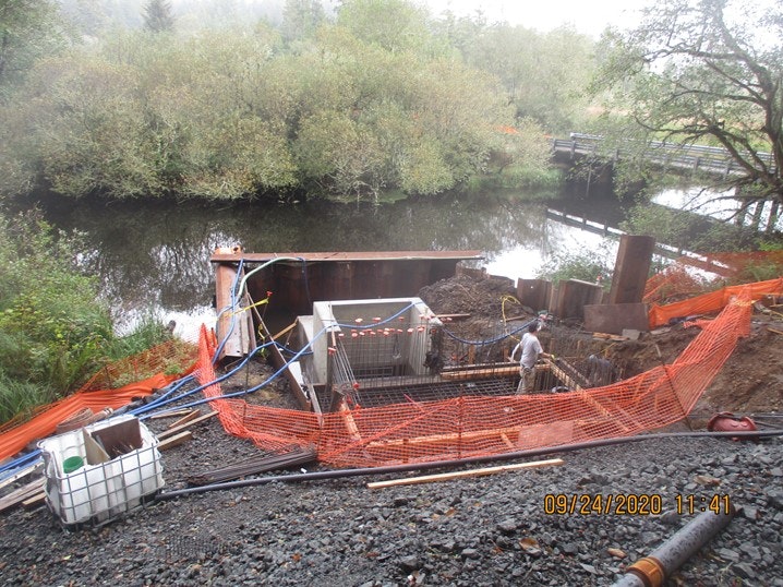 Picture of Intake structure at Beaver Creek