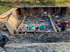 Picture of raw water pump station for Beaver Creek Project