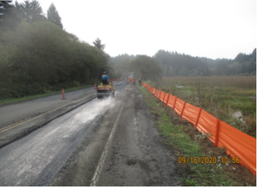 Picture of trench resurfacing along Beaver Creek Road