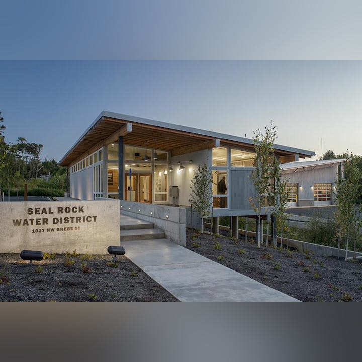 Image of Seal Rock Water District office building