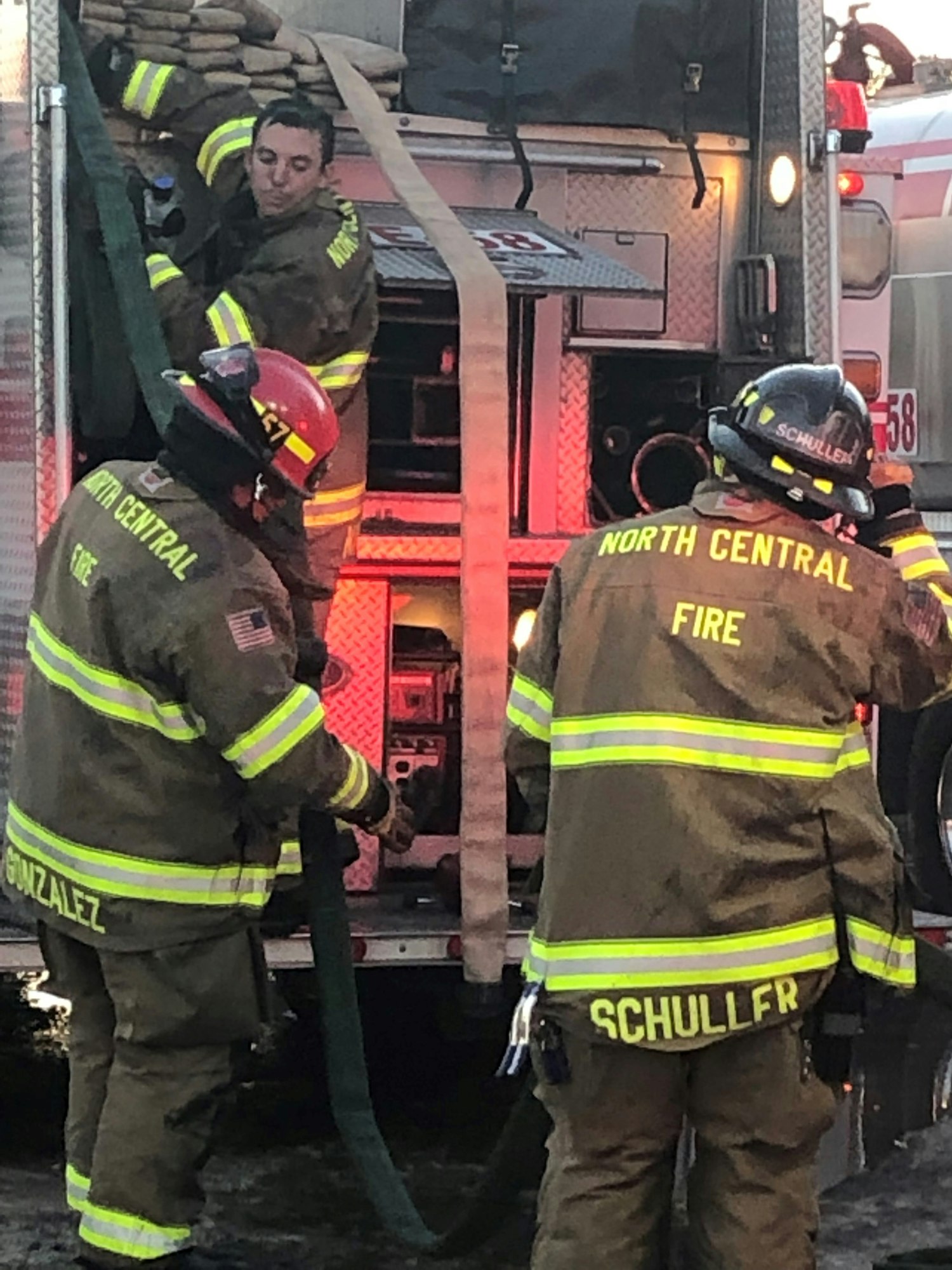 May contain: person, human, and fireman