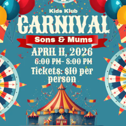 Kids Klub Carnival on April 11, 2026, 6-8 PM at Canon City Middle School. Tickets $10. Face painting, games, snacks!