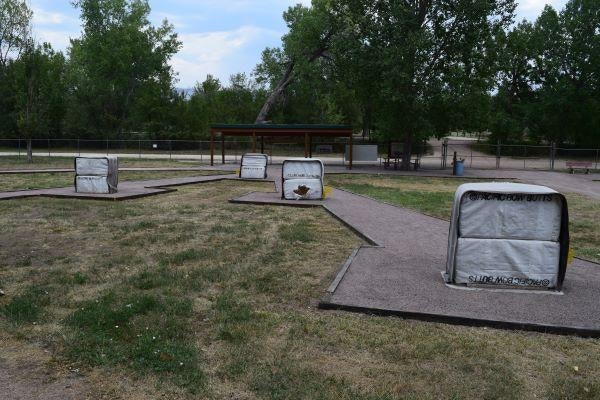 targets at the archery range