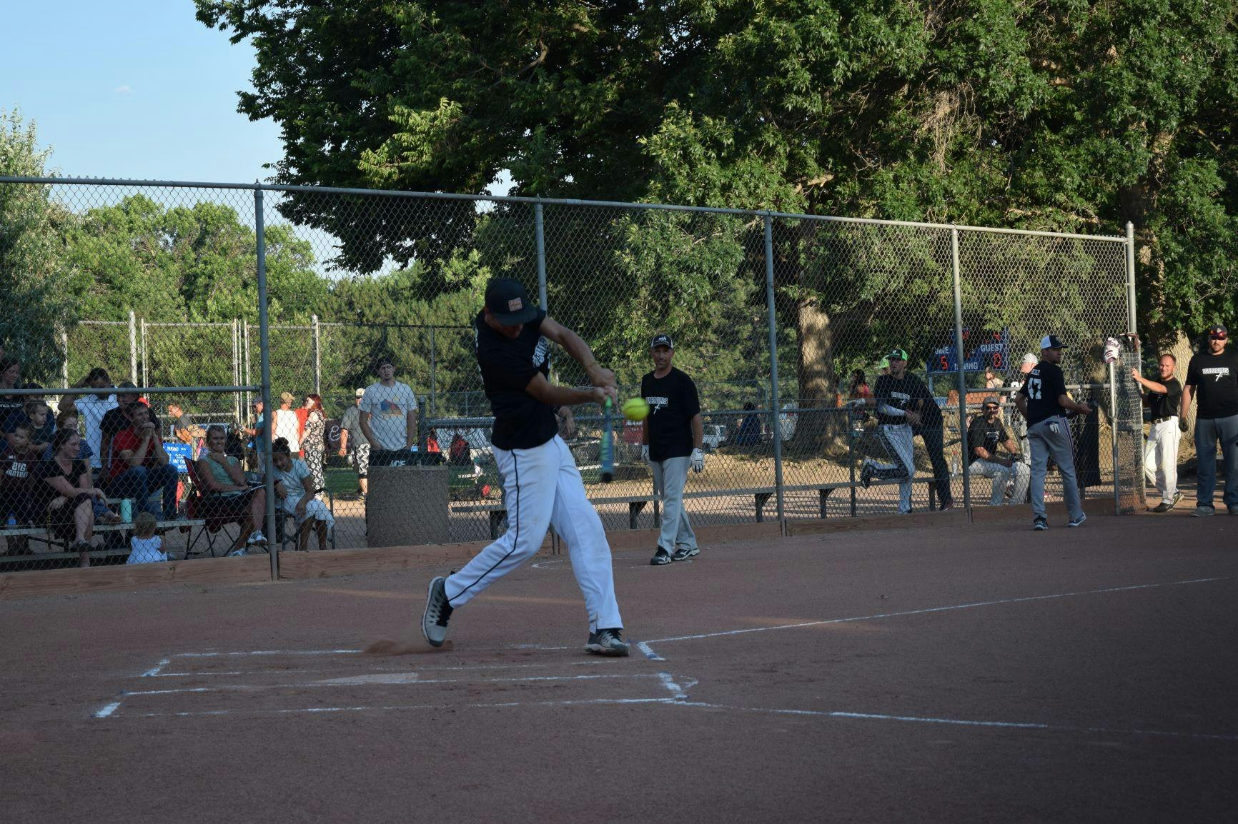 people playing baseball