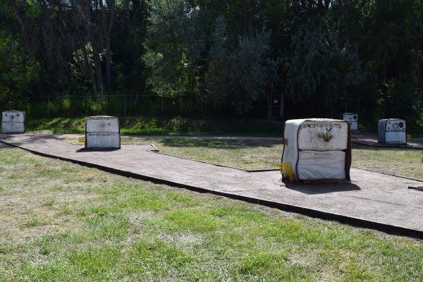 targets at the archery range