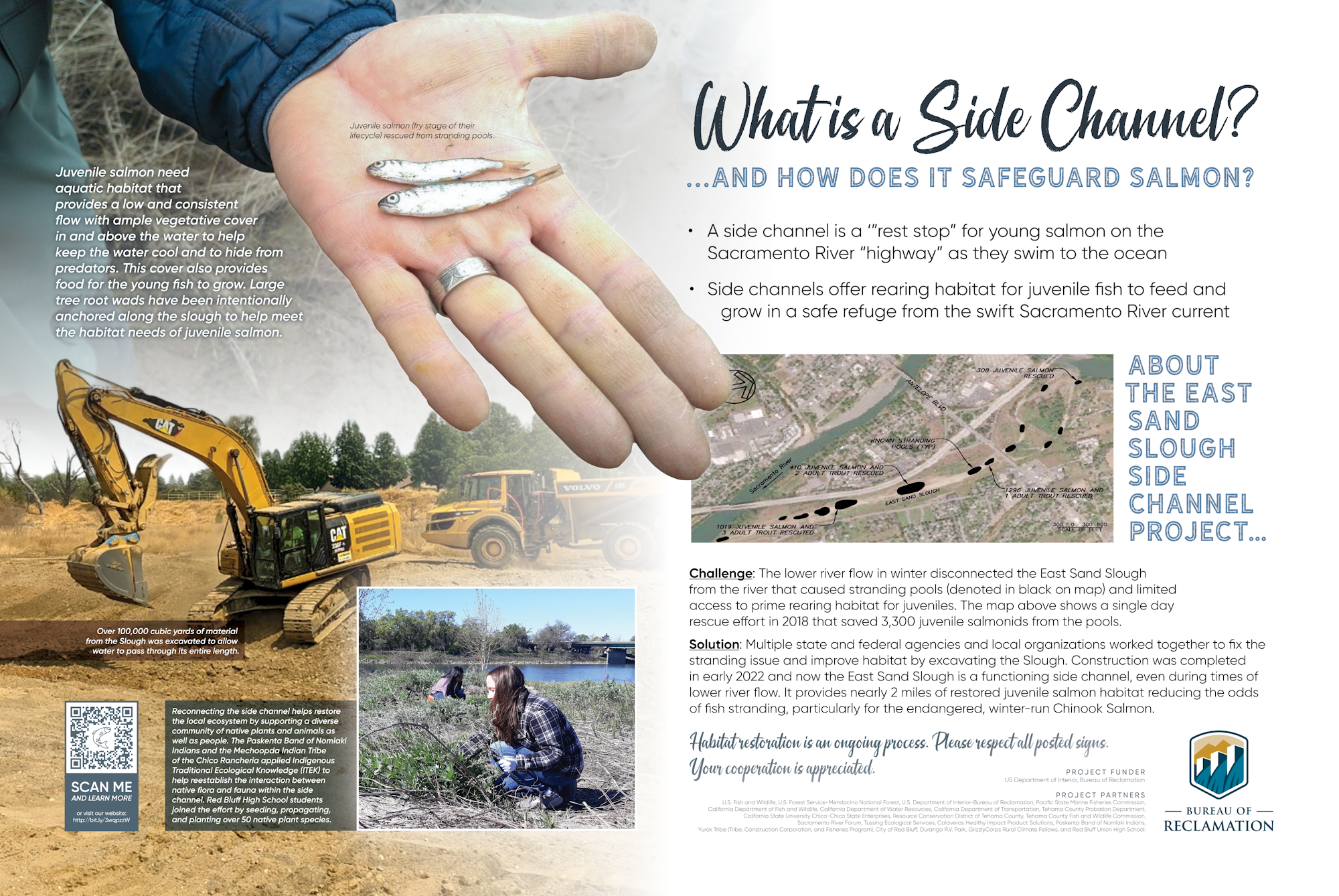 For accessible version, see East Sand Slough Interpretive Signs.pdf linked at the bottom of this page