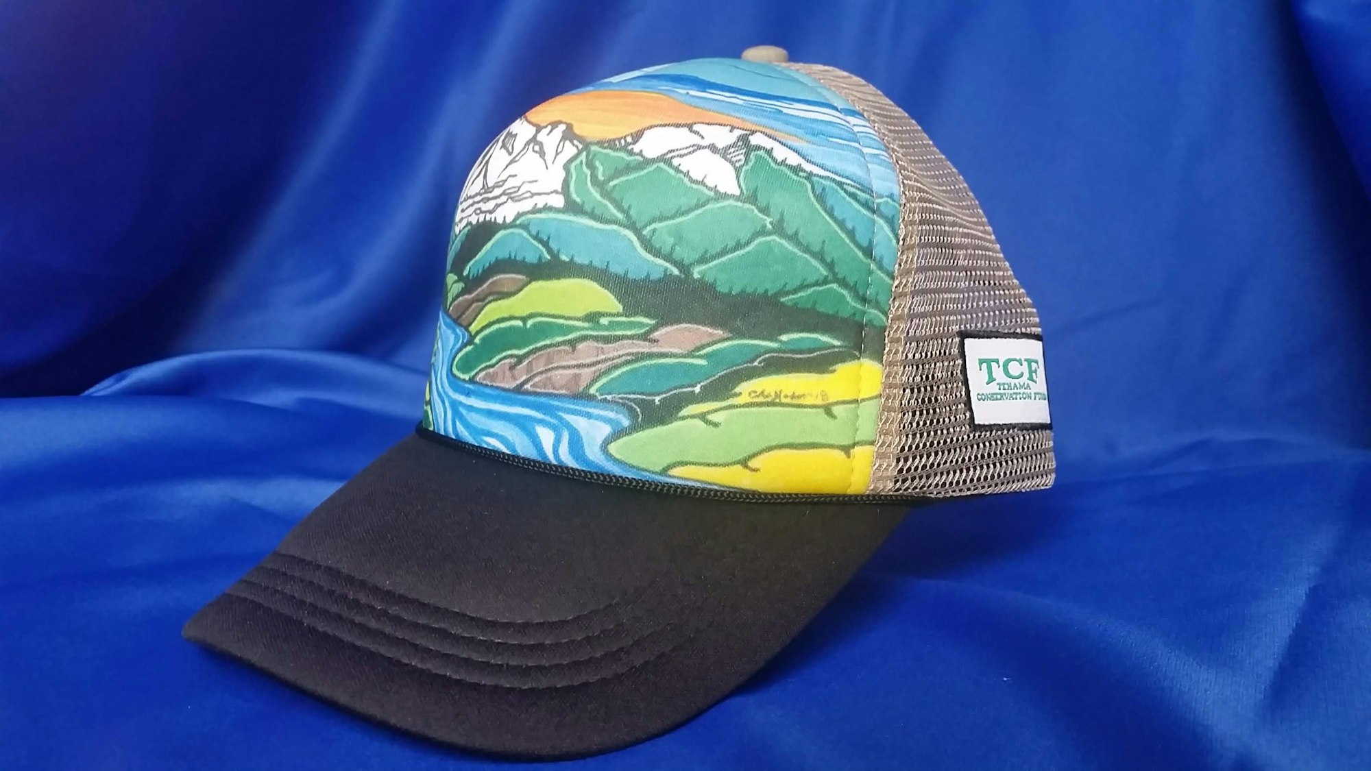 May contain: clothing, apparel, cap, hat, and baseball cap