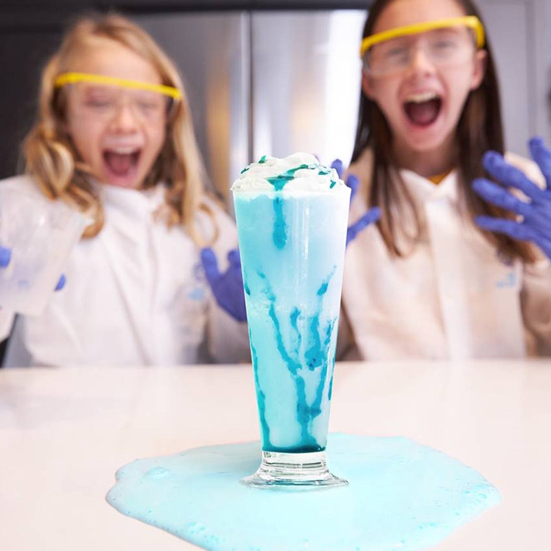 May contain: human, person, female, child, girl, woman, blonde, kid, teen, and scientist