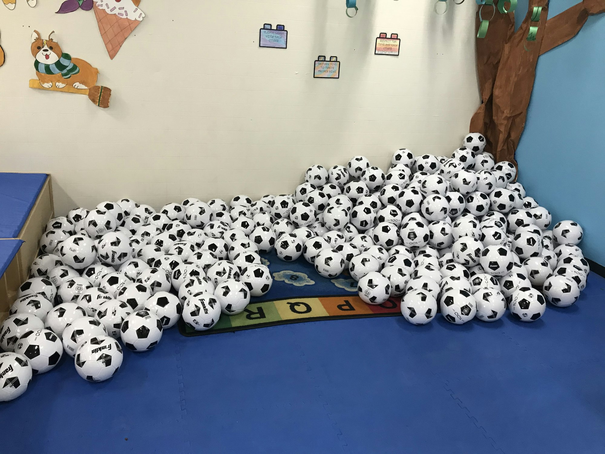 soccer balls