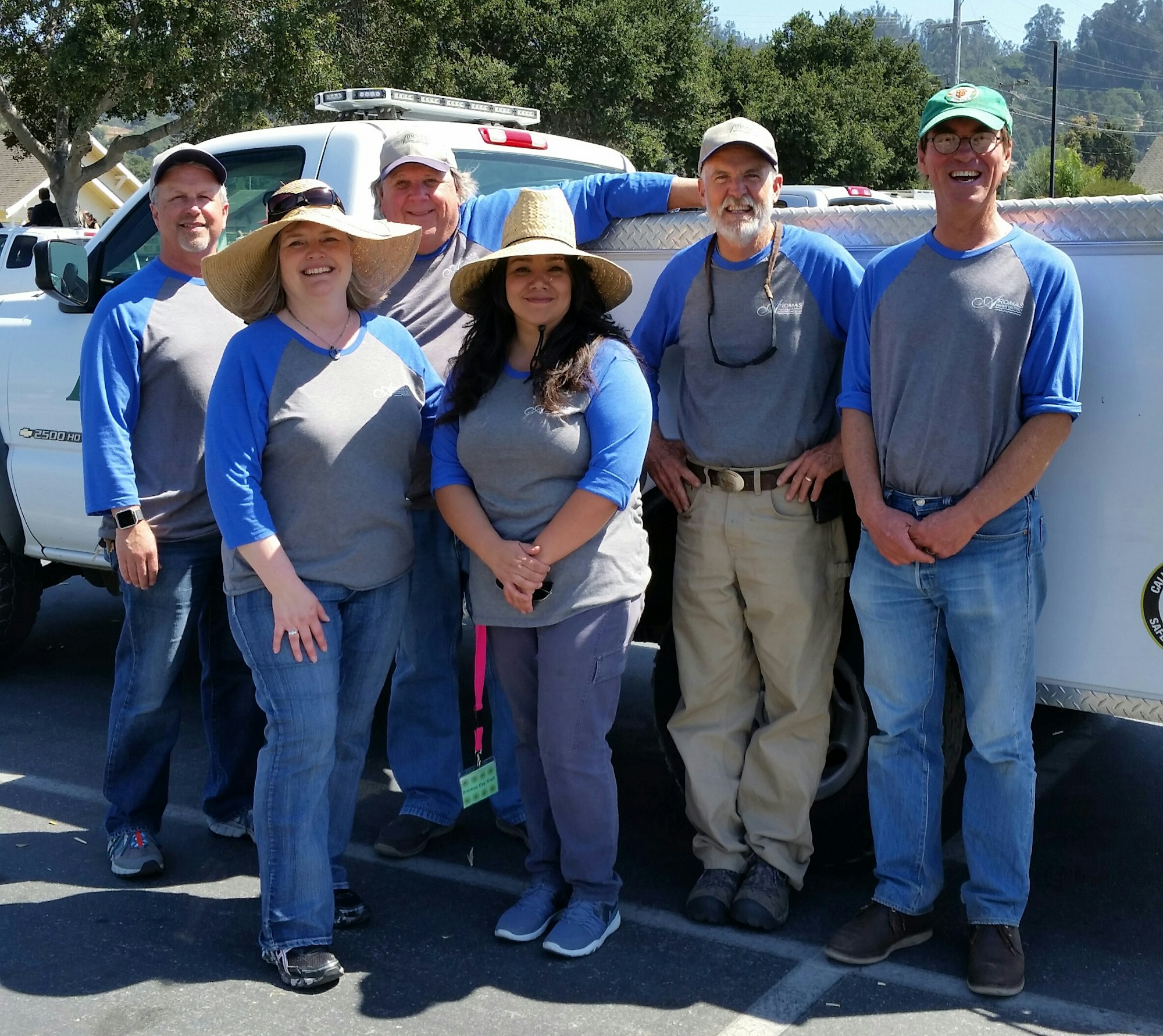 The AWD Board & Staff on Aromas Day before the Parade